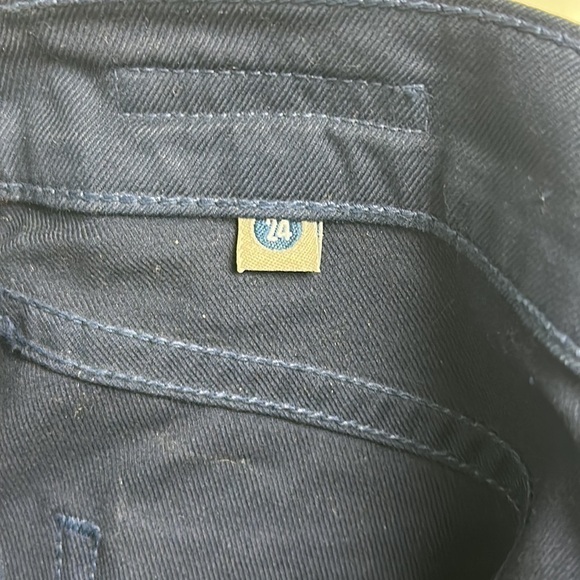 Citizen of Humanity Dani Cropped Straight Leg Pants Blue Size 24 - Picture 7 of 14